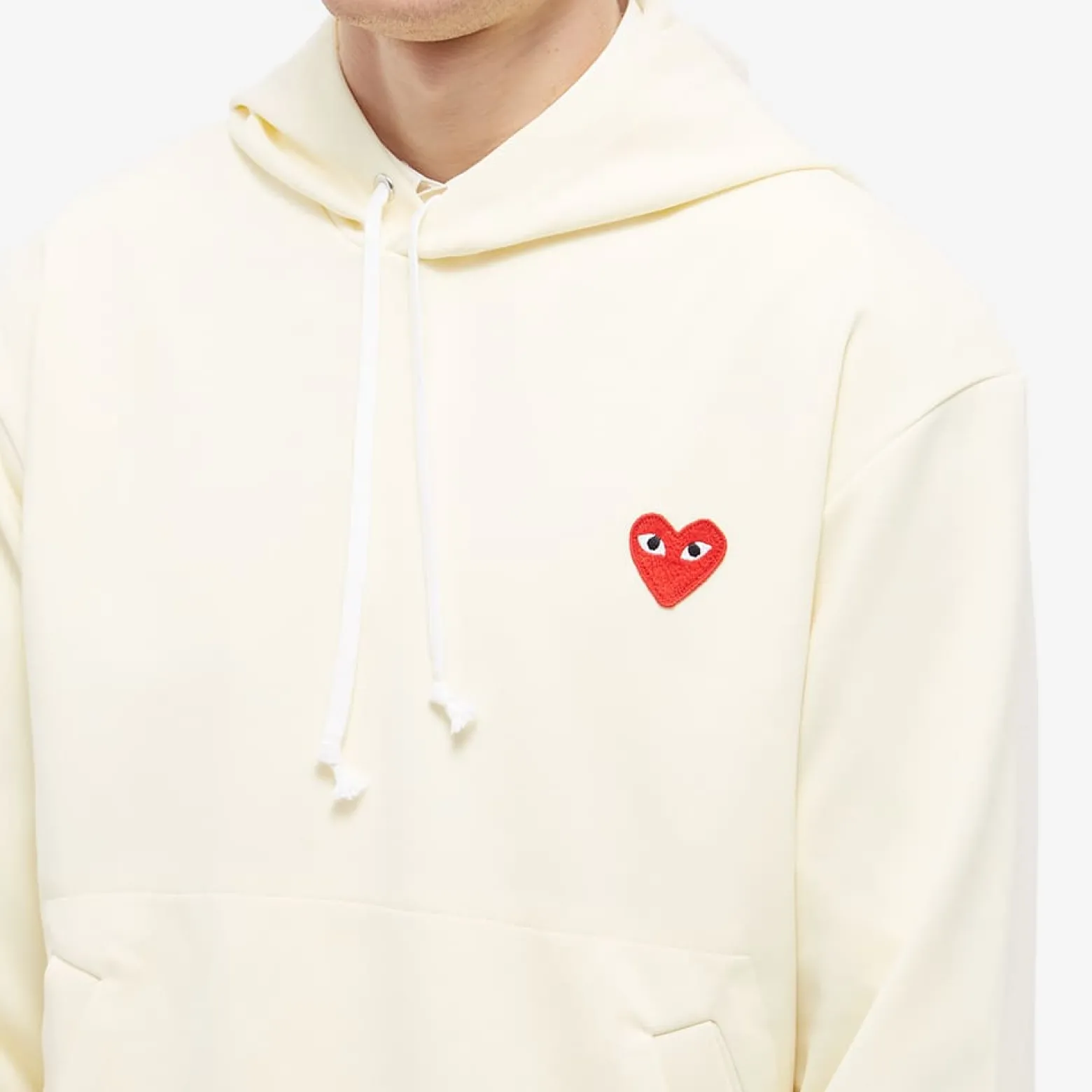 Comme des Garçons Play Red Heart Pullover Hoodie