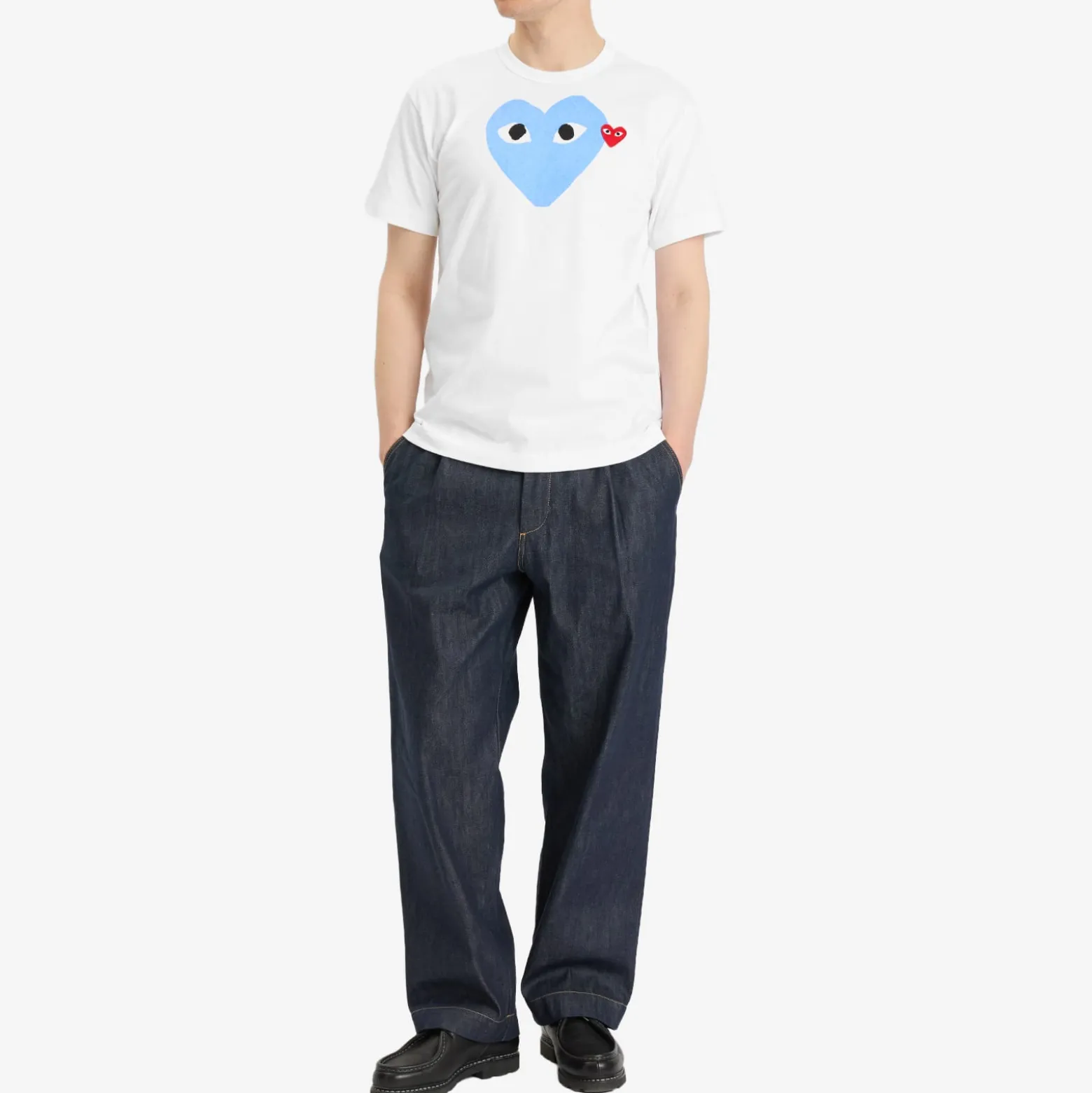 Comme des Garçons Play Red Heart Colour Heart T-Shirt