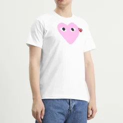 Comme des Garçons Play Red Heart Colour Heart T-Shirt
