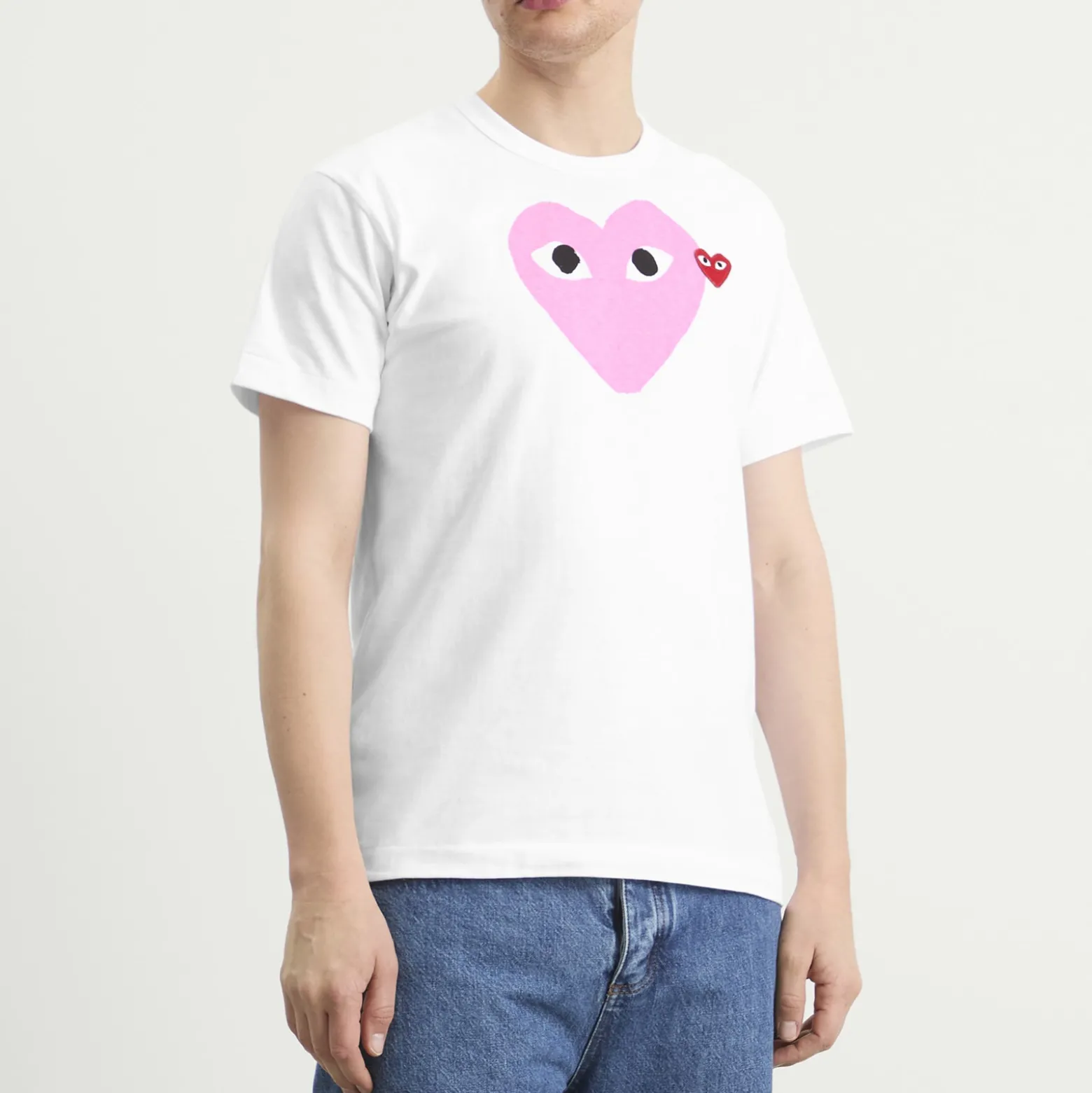 Comme des Garçons Play Red Heart Colour Heart T-Shirt