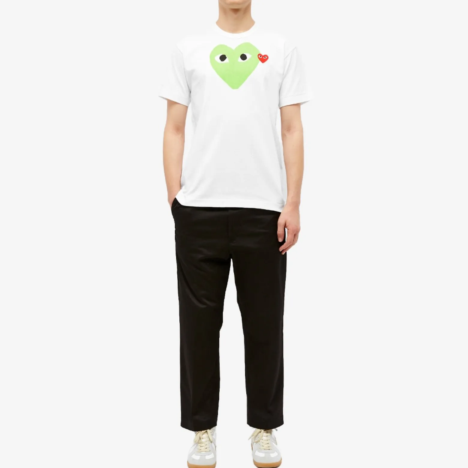 Comme des Garçons Play Red Heart Colour Heart T-Shirt
