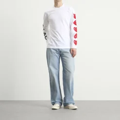 Comme des Garçons Play Red Heart Long Sleeve T-Shirt