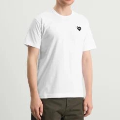 Comme des Garçons Play Studded Heart T-Shirt