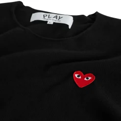 Comme des Garçons Play U Sweater Red Emblem Knit