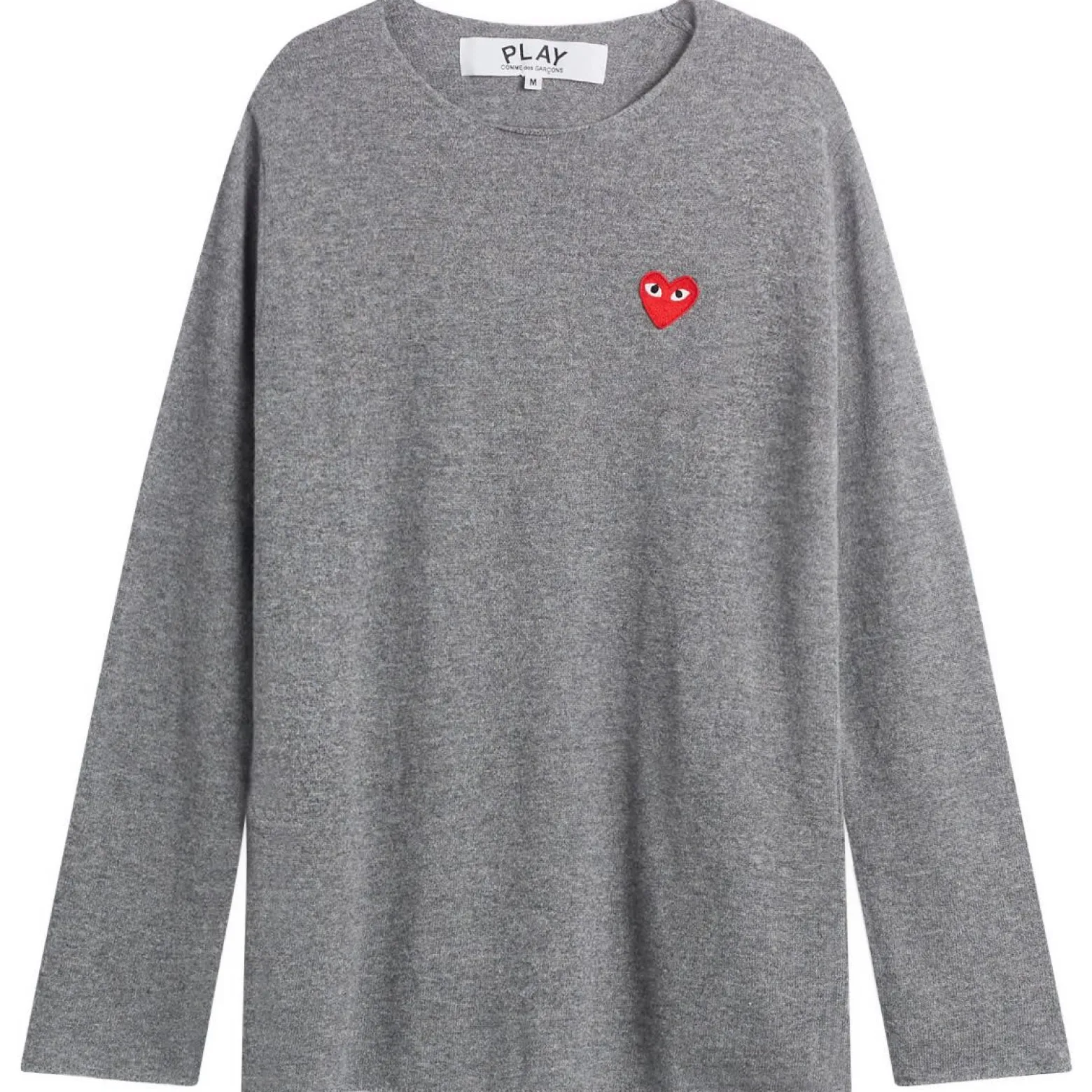 Comme des Garçons Play U Sweater Red Emblem Knit