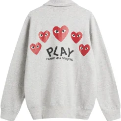 Comme des Garçons Play U Sweatshirt Red Emblem Knit