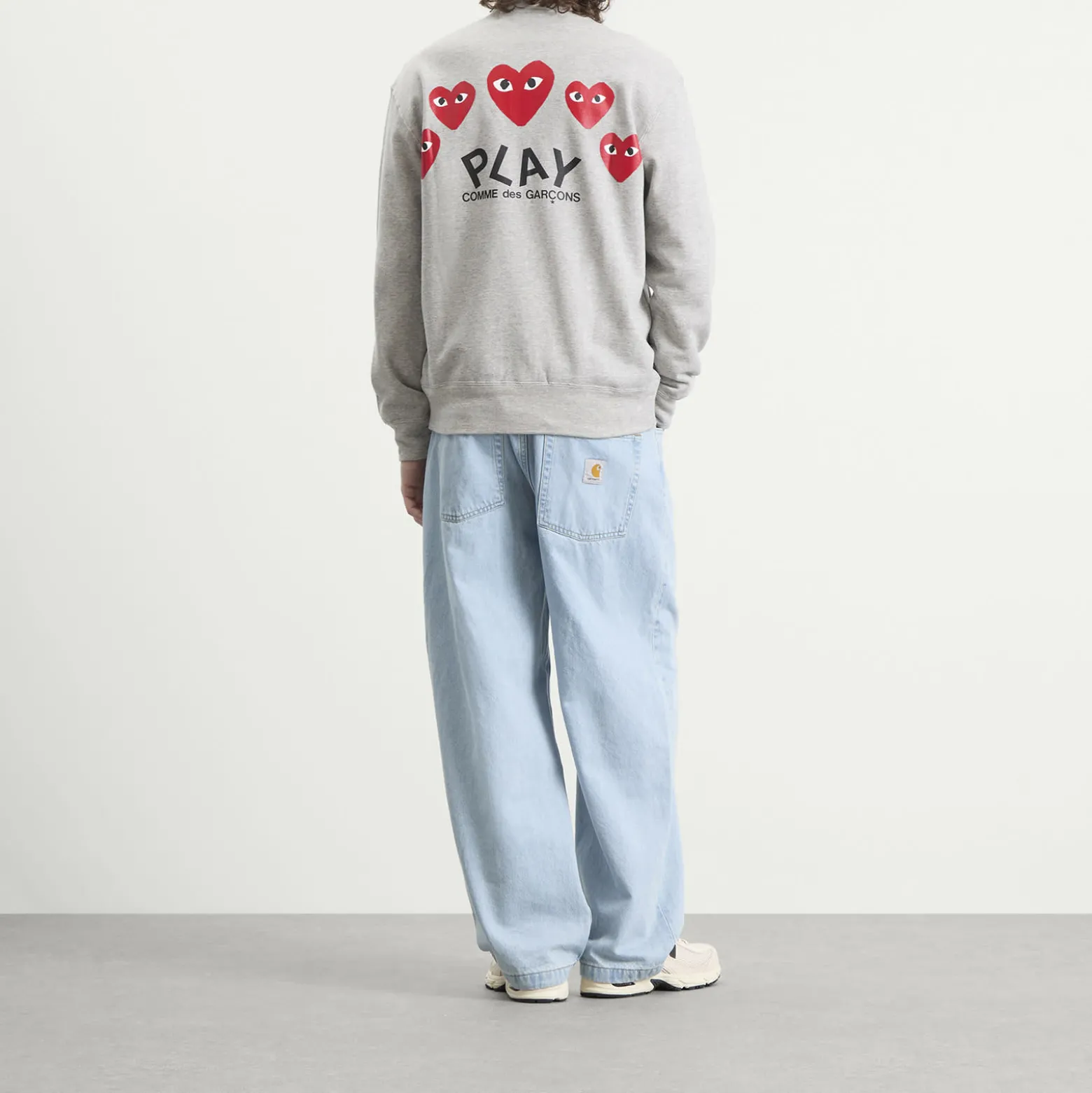 Comme des Garçons Play U Sweatshirt Red Emblem Knit