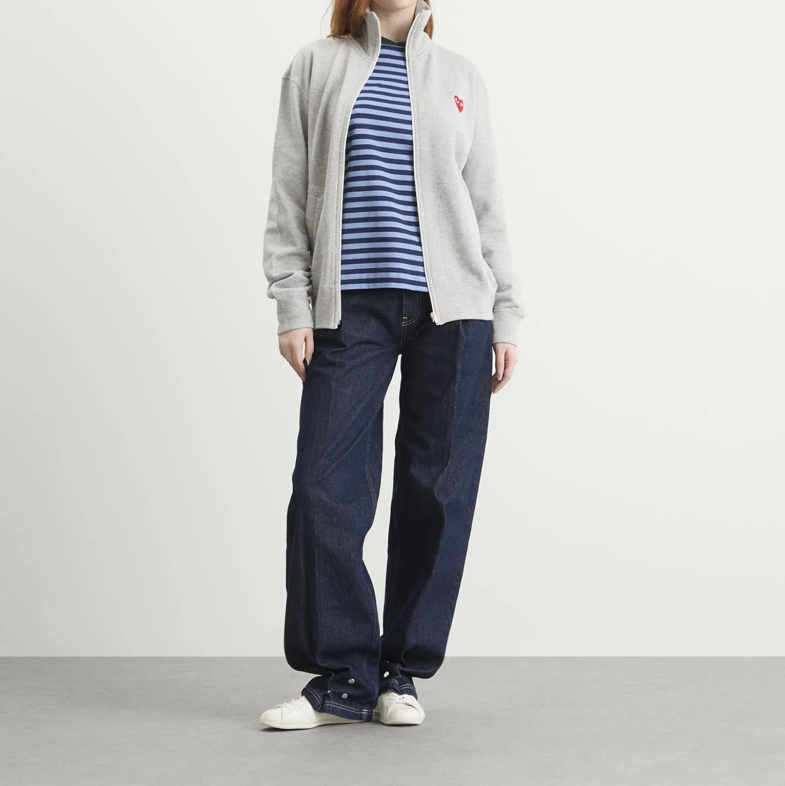 Comme des Garçons Play U Sweatshirt Red Emblem Knit
