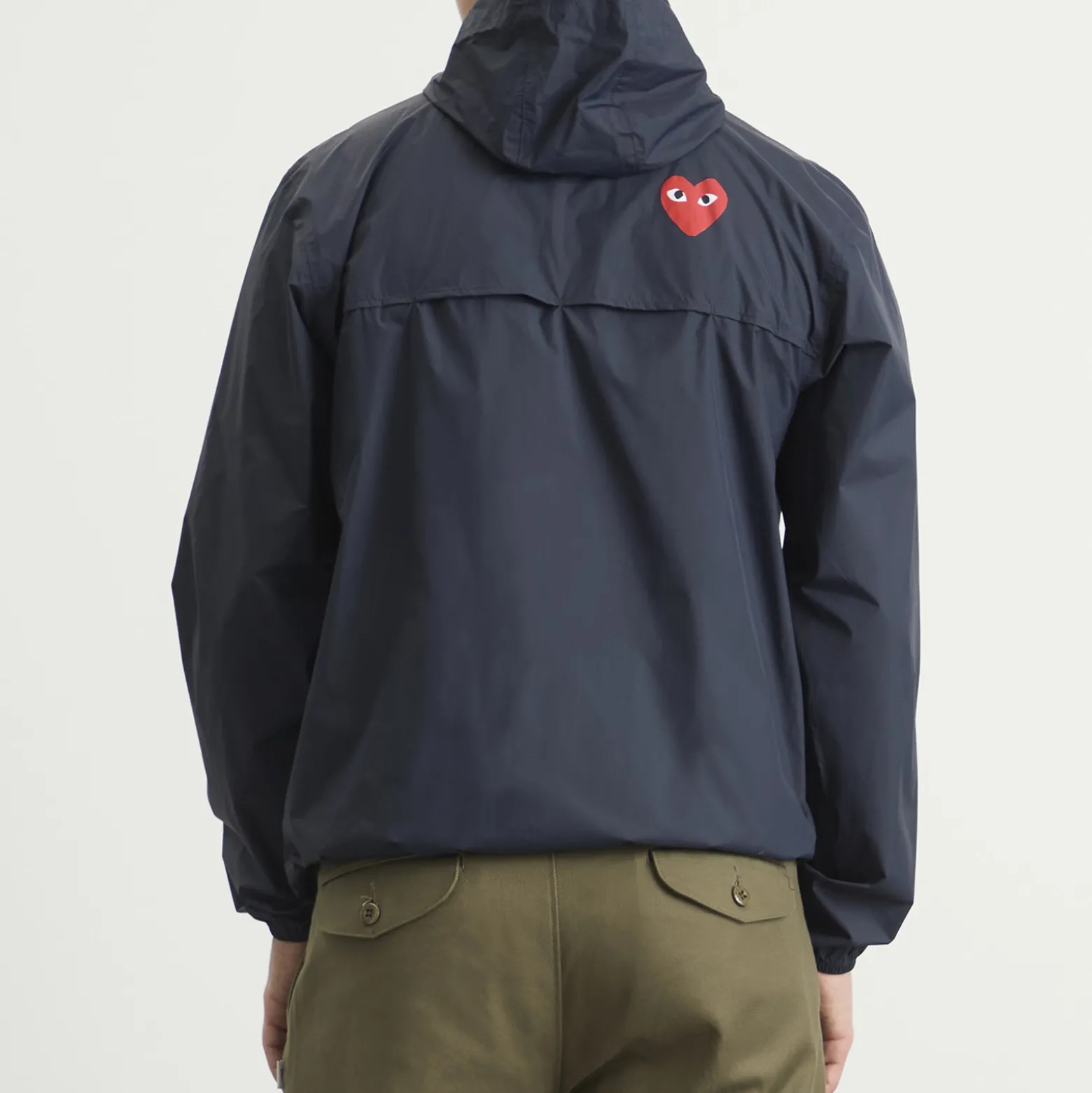 Comme des Garçons Play x K-Way Full Zip Packable Jacket