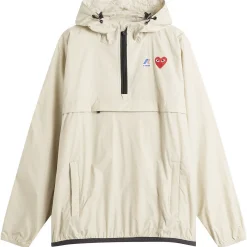 Comme des Garçons Play x K-Way Half Zip Packable Jacket