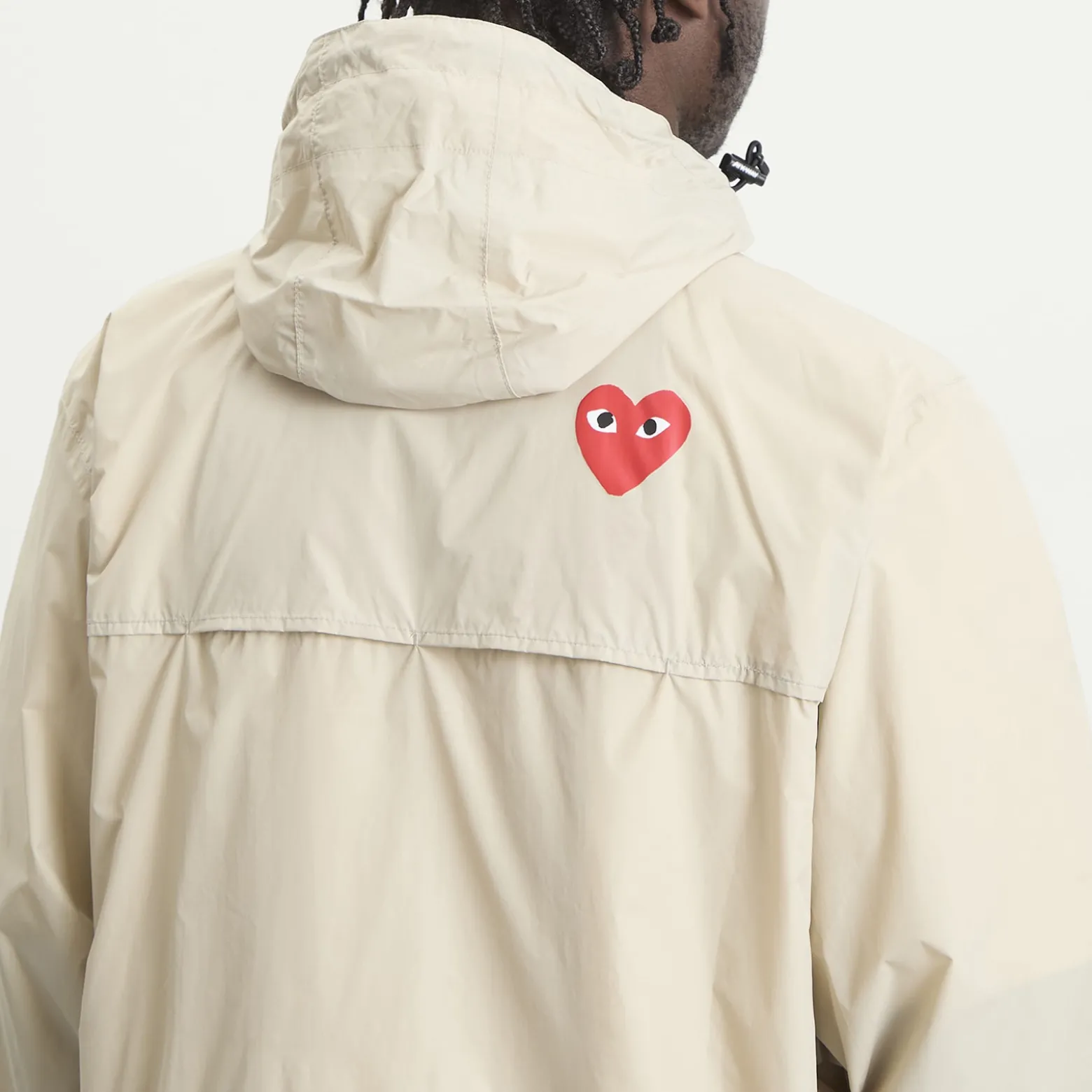 Comme des Garçons Play x K-Way Half Zip Packable Jacket