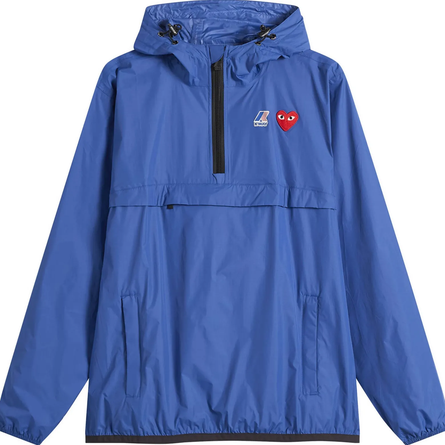 Comme des Garçons Play x K-Way Half Zip Packable Jacket