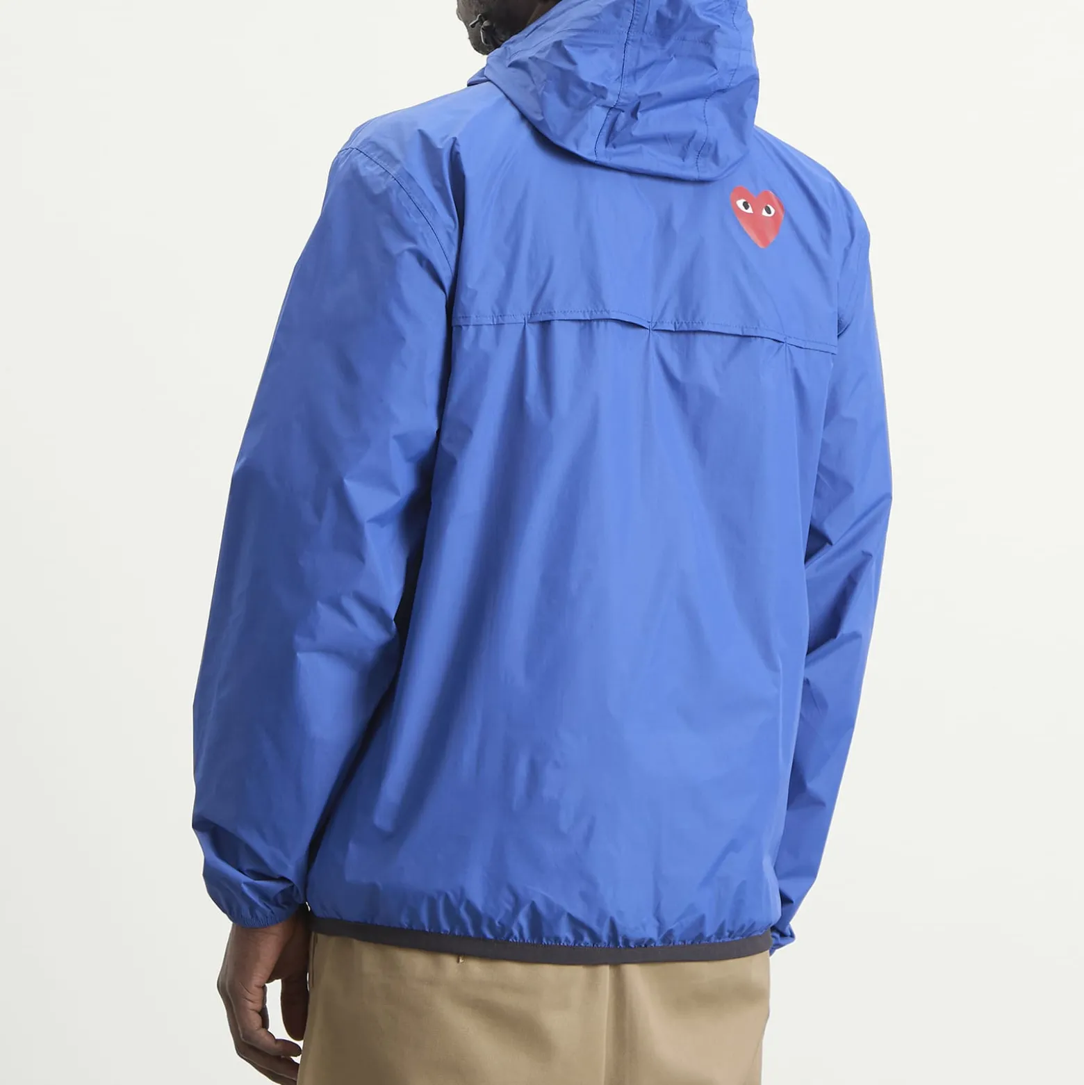 Comme des Garçons Play x K-Way Half Zip Packable Jacket