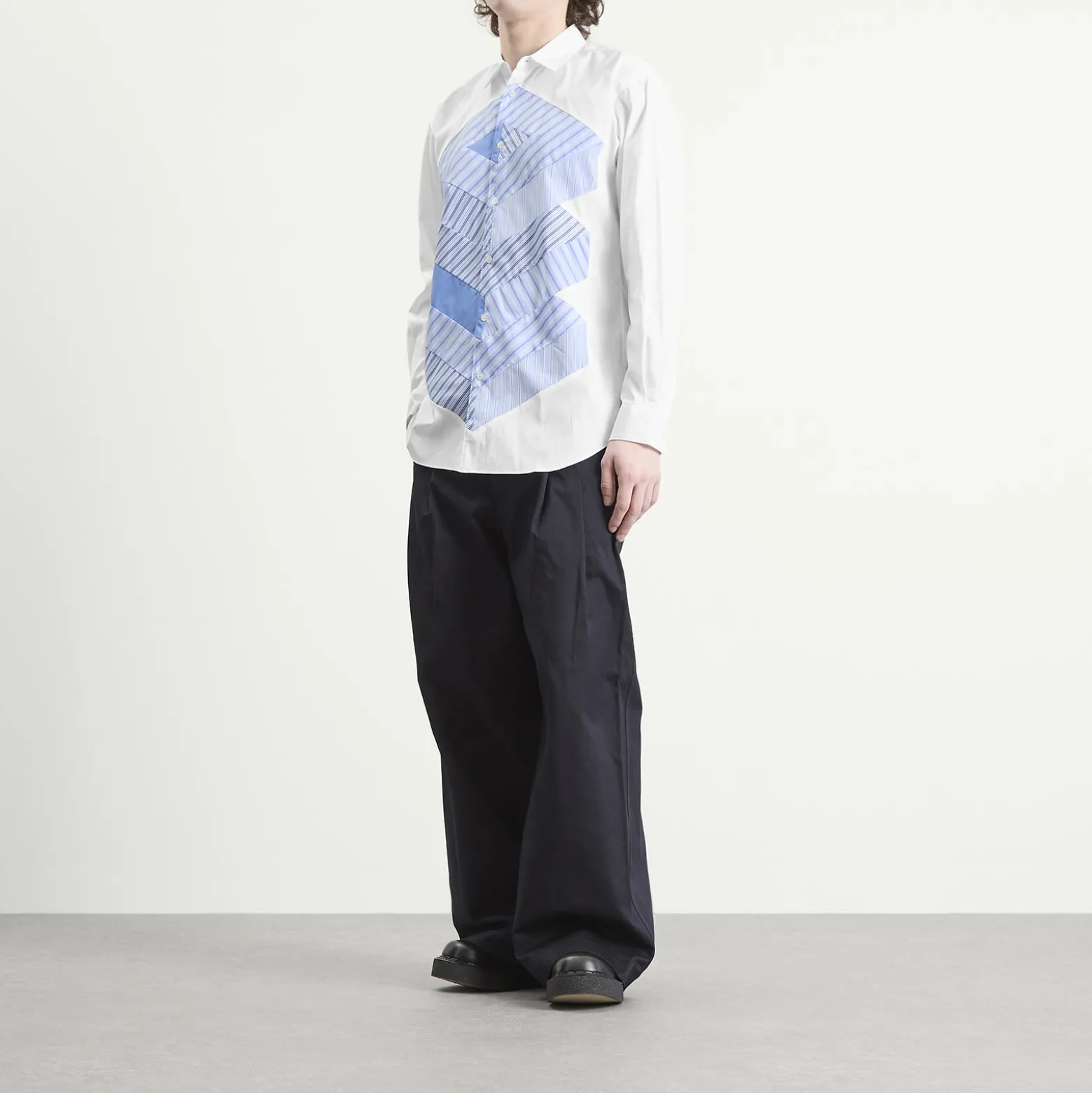 Comme des Garçons SHIRT Cotton Stripe Poplin Shirt