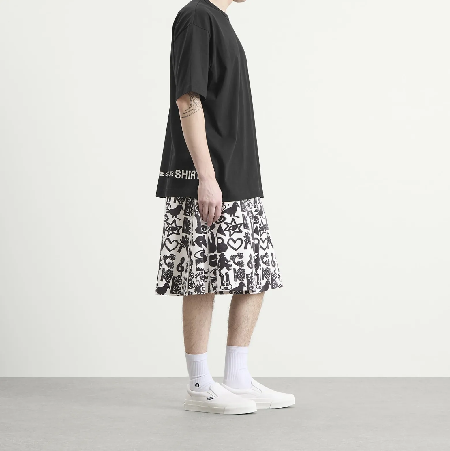 Comme des Garçons SHIRT Oversized Printed Jersey