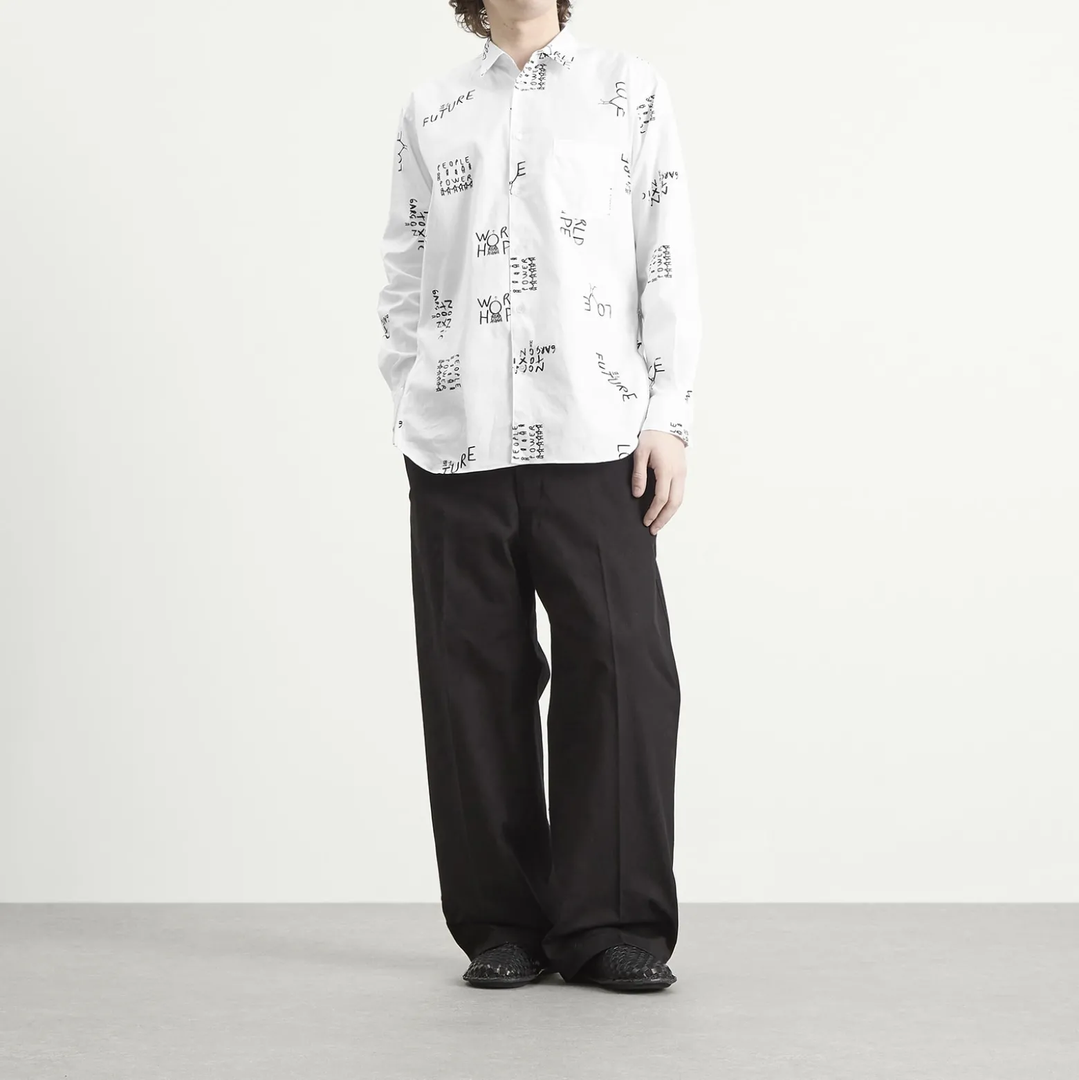 Comme des Garçons SHIRT Printed Poplin Shirt