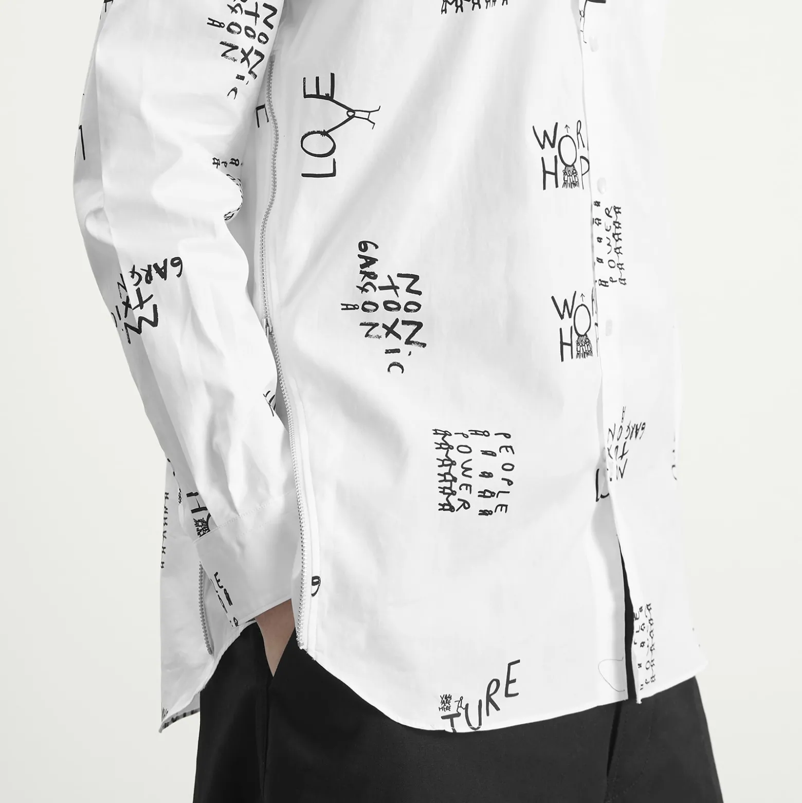 Comme des Garçons SHIRT Printed Poplin Shirt