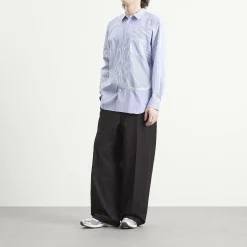 Comme des Garçons SHIRT Striped Poplin Shirt