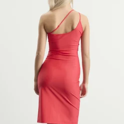 Coperni C-LOGO ONE SHOULDER DRESS