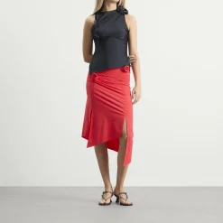 Coperni FLOWER MIDI SKIRT
