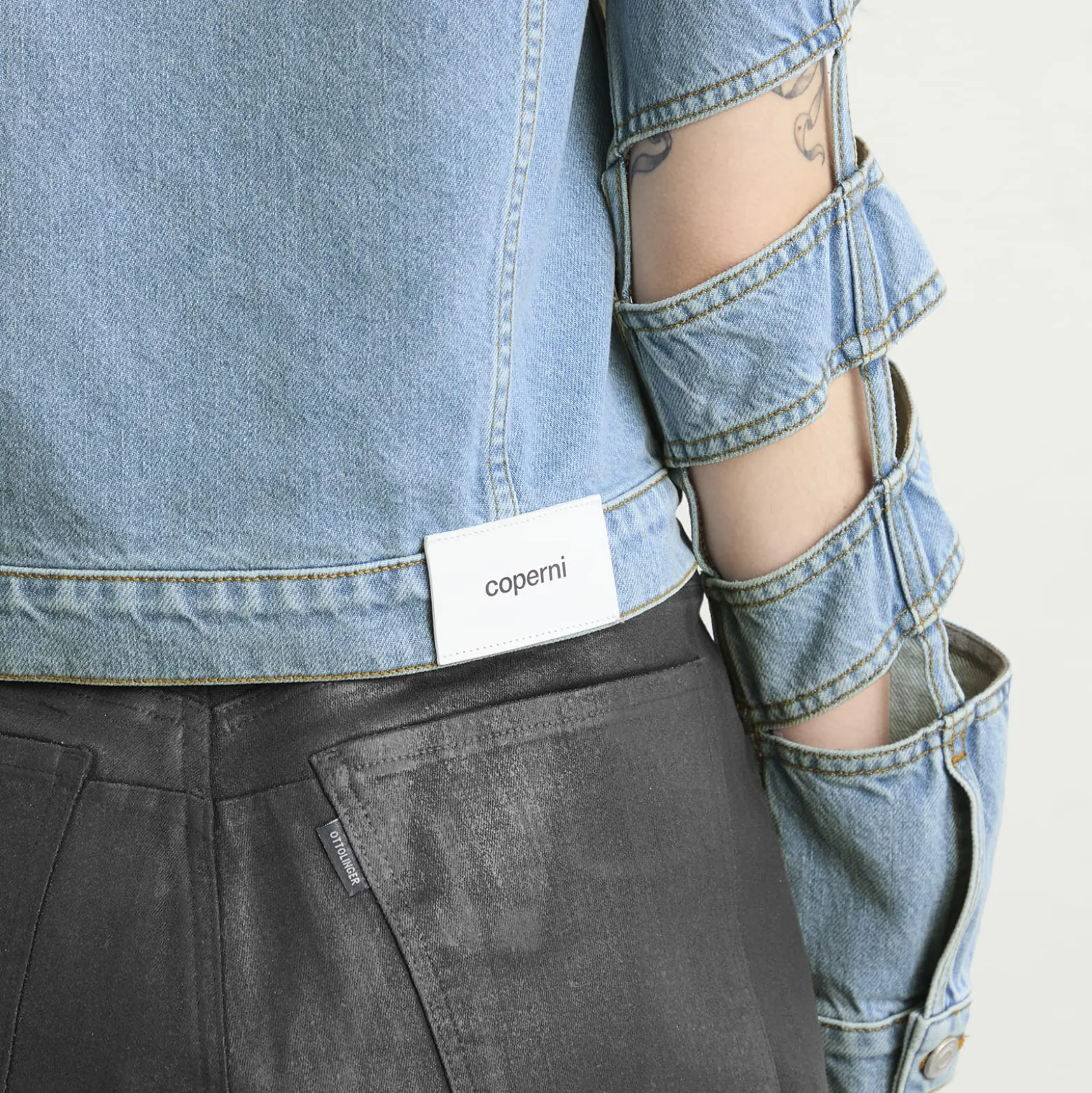 Coperni Spiral Denim Jacket