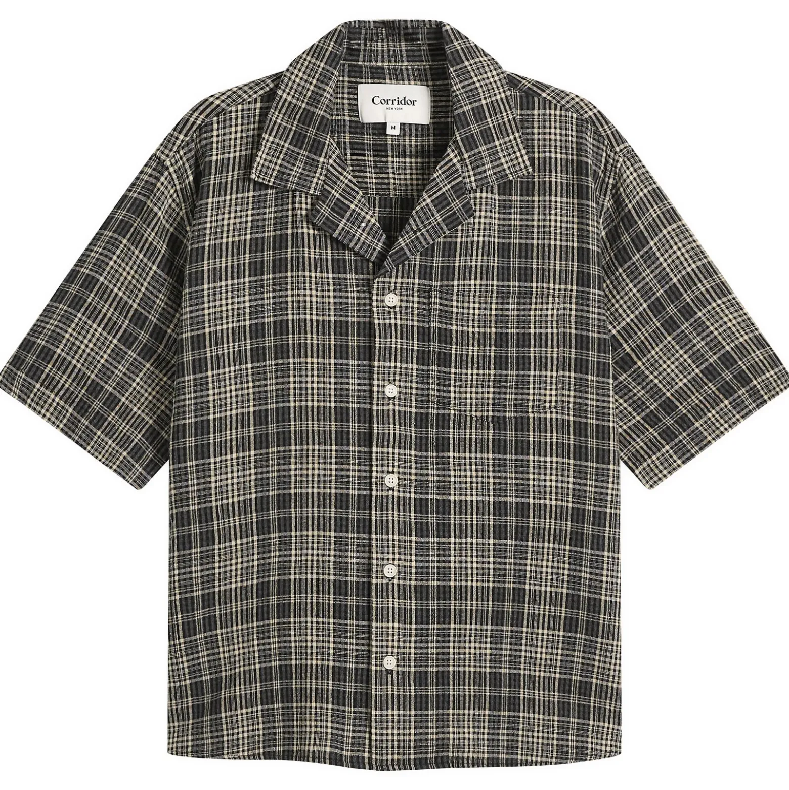 Corridor Plaid Seersucker Short Sleeve Shirt