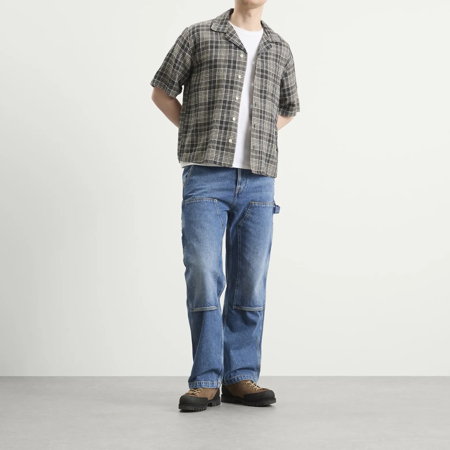 Corridor Plaid Seersucker Short Sleeve Shirt