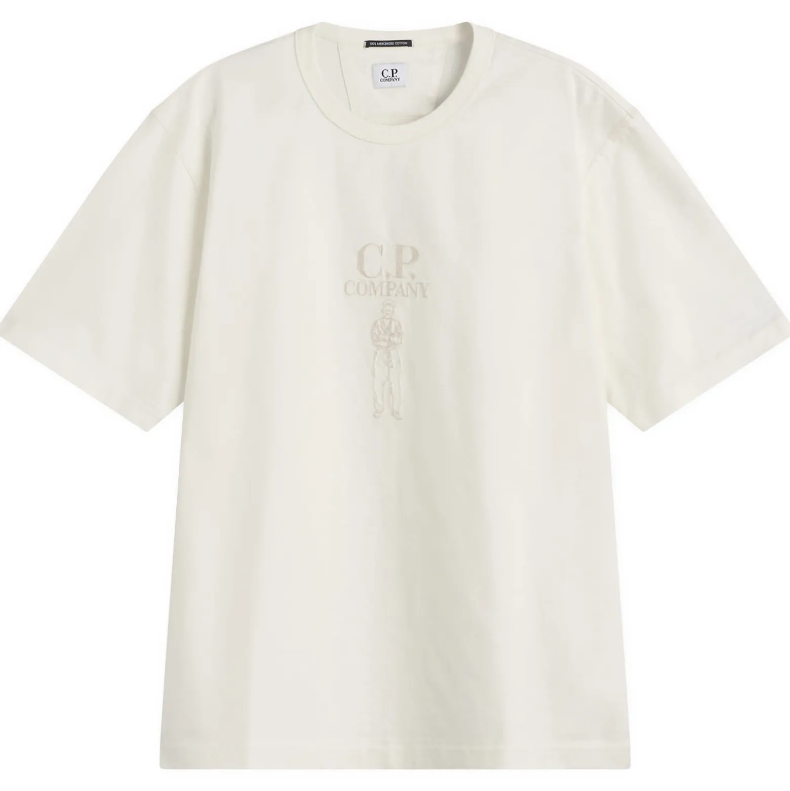 C.P. Company 30/2 Embroidered British Sailor Logo T-Shirt