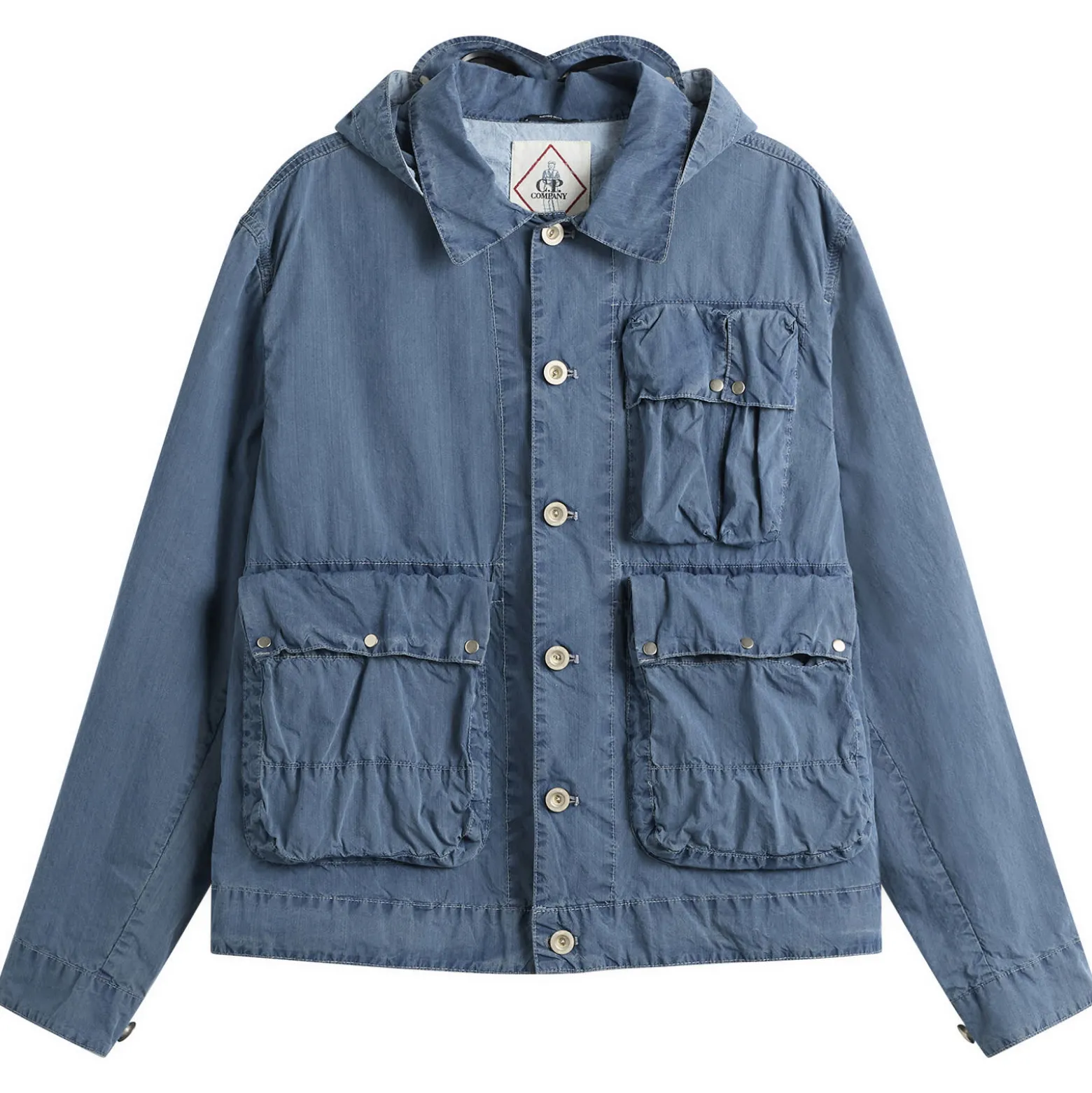 C.P. Company 50 Fili Bleached Multi Pocket Jacket
