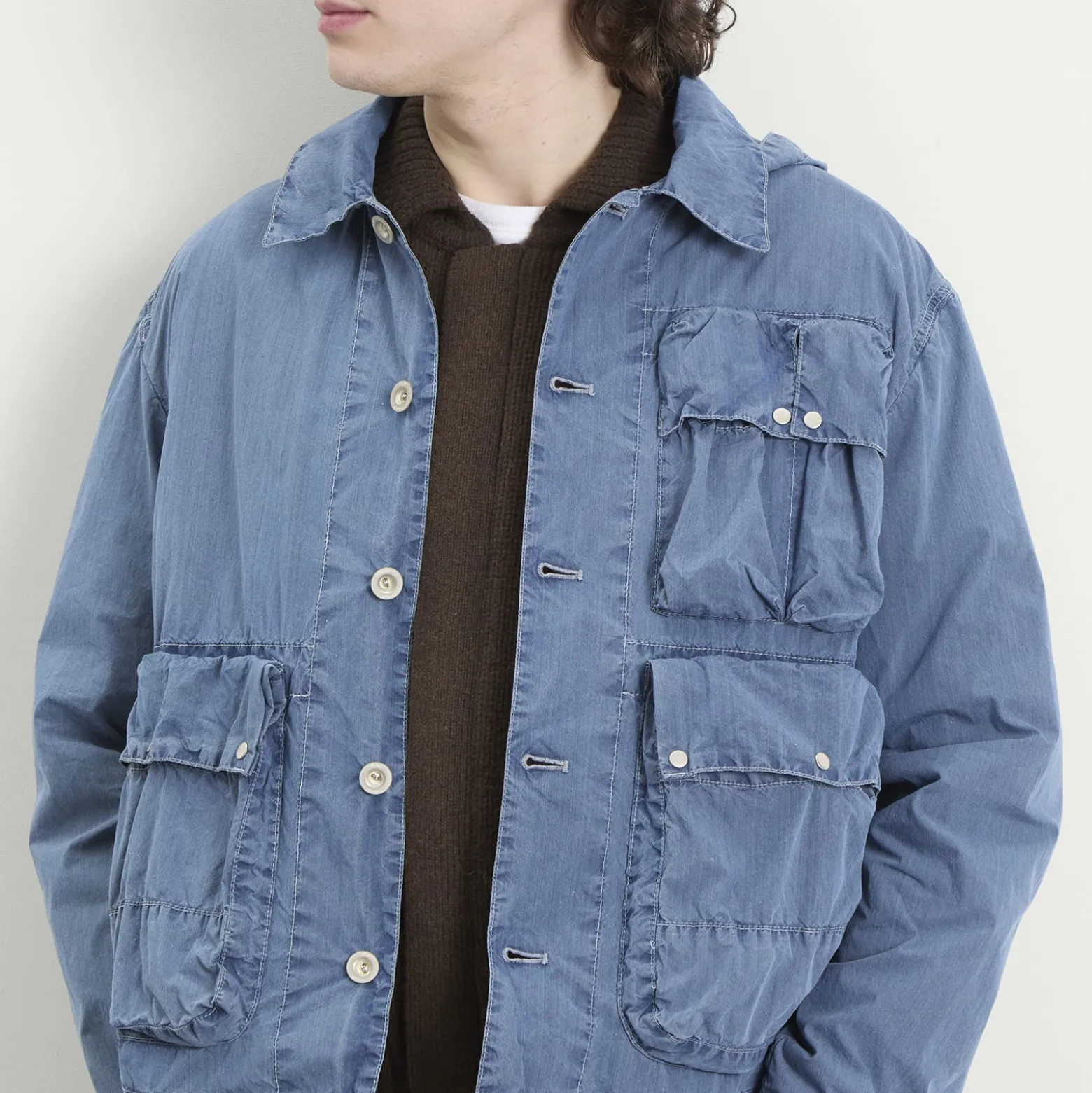 C.P. Company 50 Fili Bleached Multi Pocket Jacket