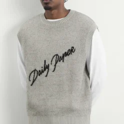 Daily Paper Script Logo Knit Vest