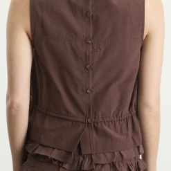 Damson Madder Ailani Sheer Panel Blouse