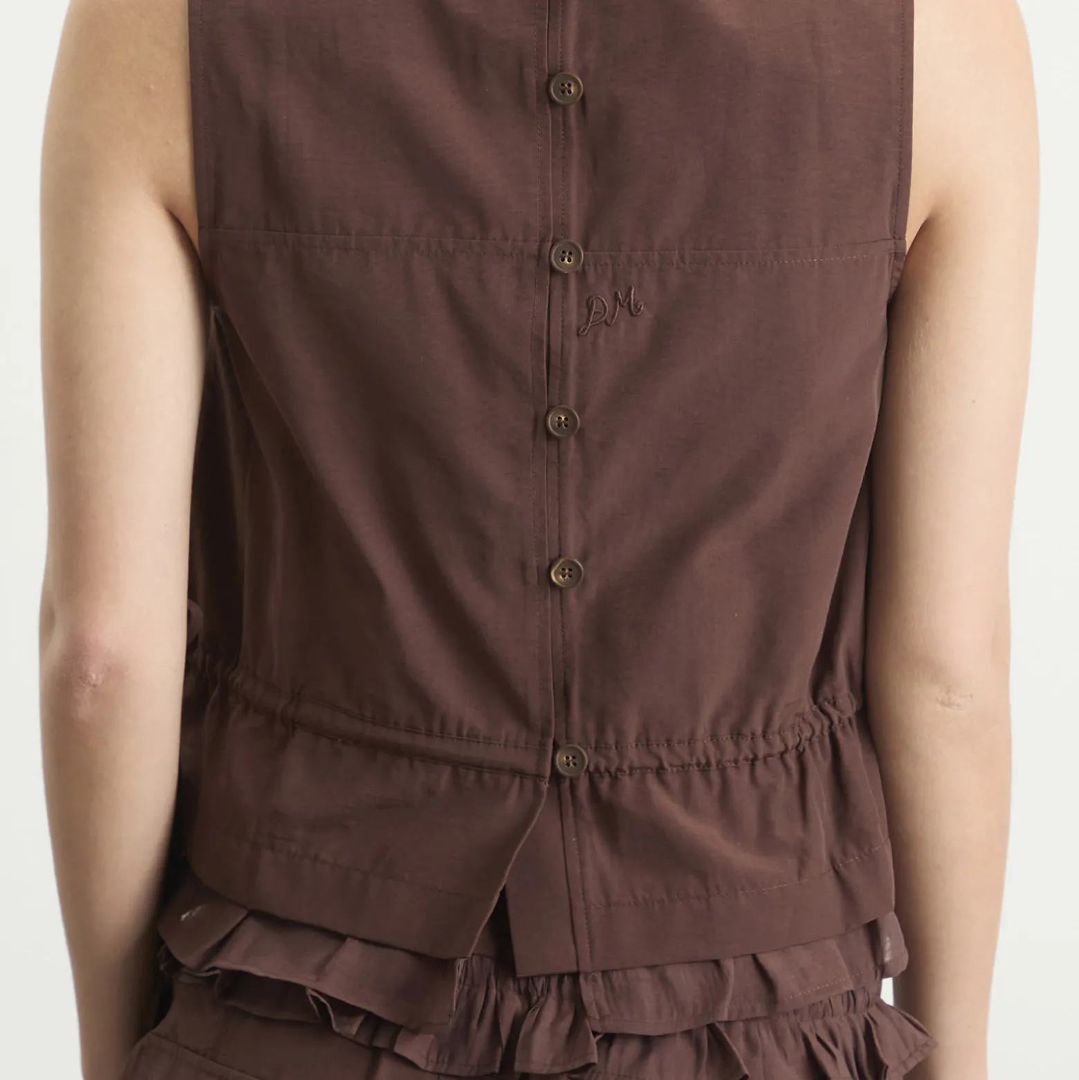 Damson Madder Ailani Sheer Panel Blouse