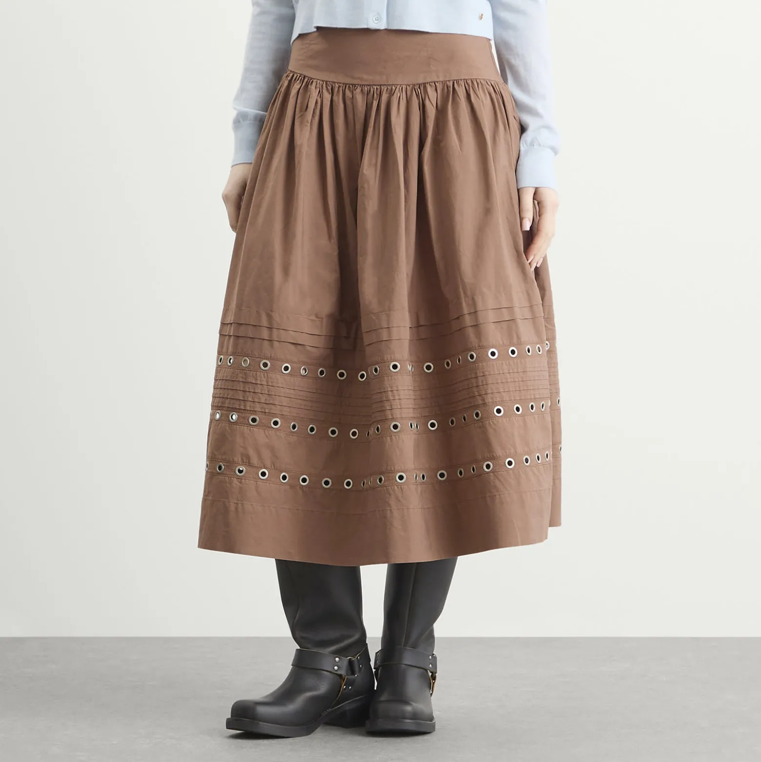 Damson Madder Anika Eyelet Skirt