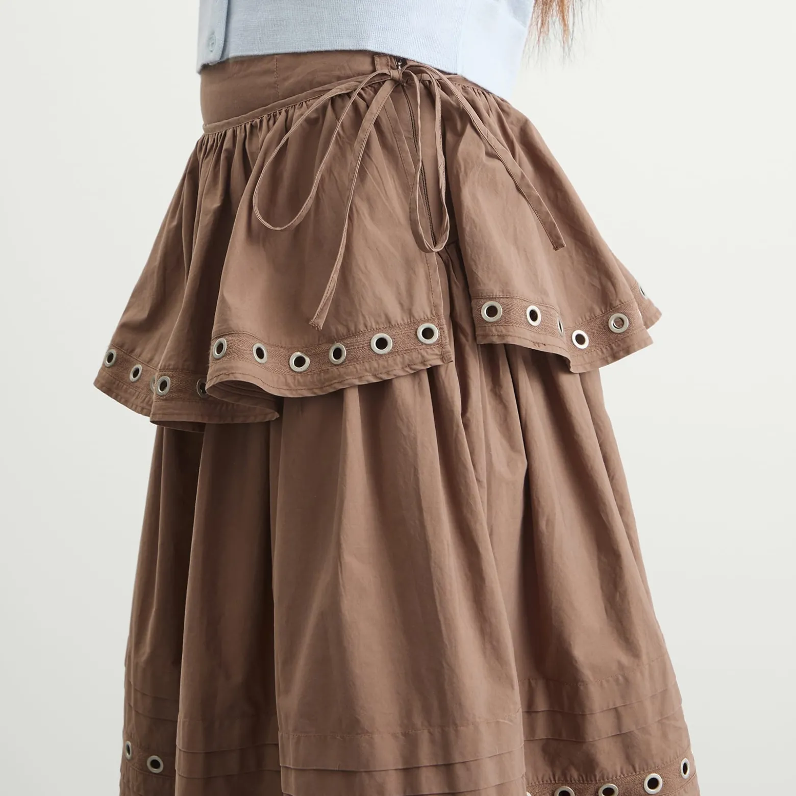 Damson Madder Anika Eyelet Skirt