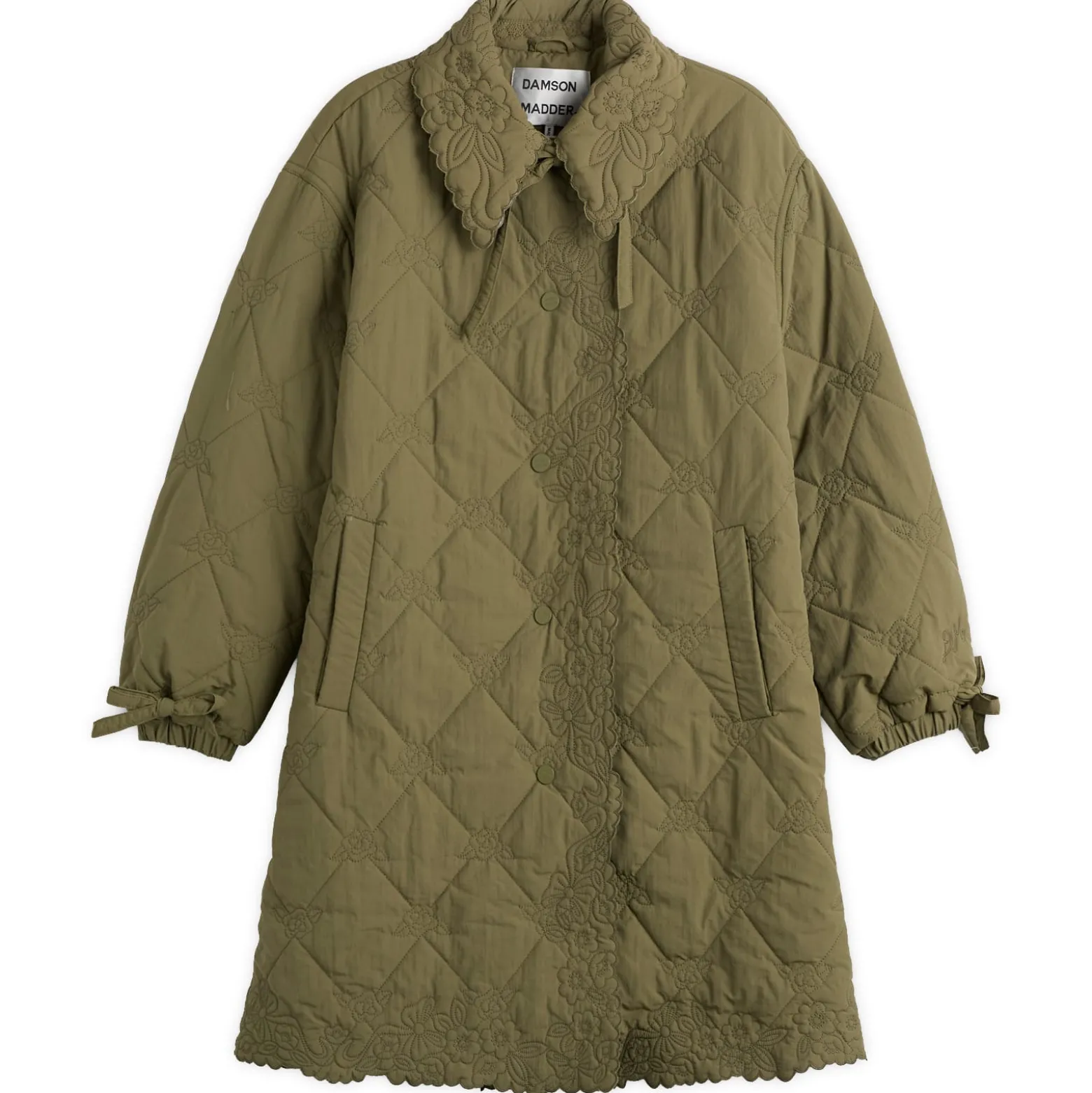 Damson Madder Avery Quilted Coat