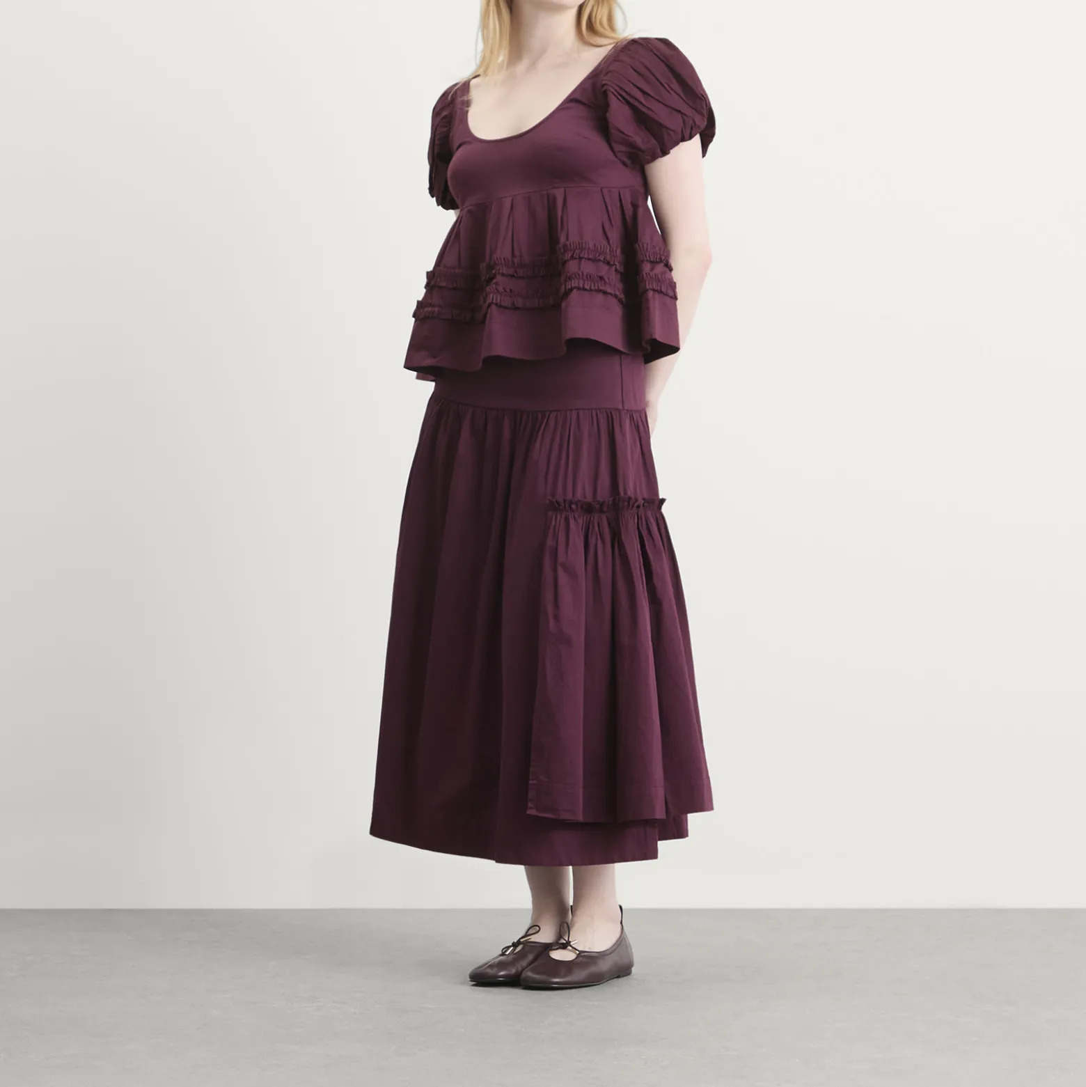 Damson Madder Berta Midi Skirt
