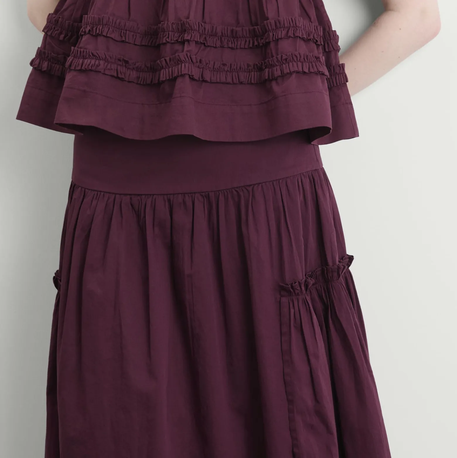 Damson Madder Berta Midi Skirt