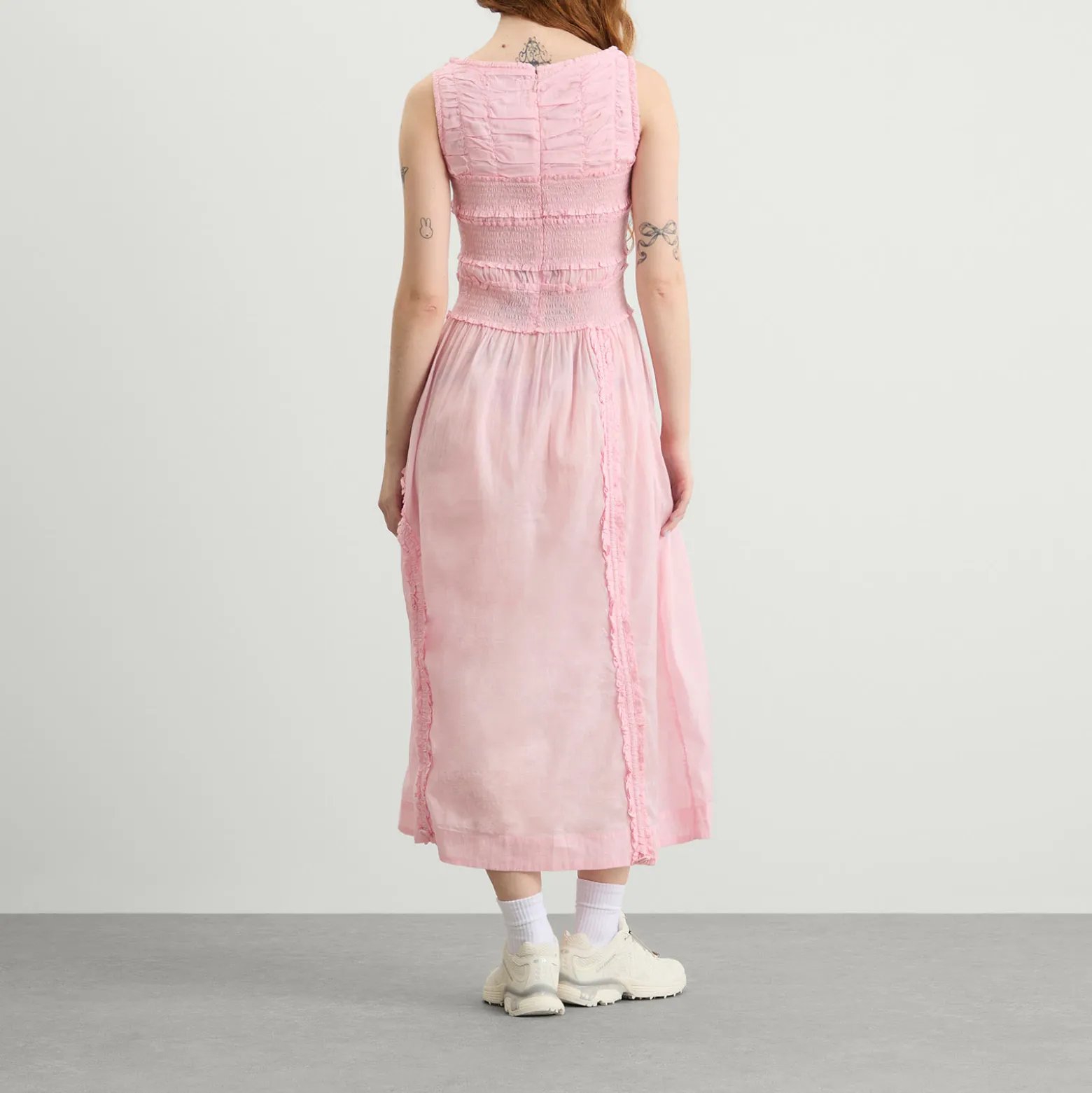 Damson Madder Cynthia Sheer Midi Dress Presented By END.