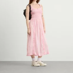 Damson Madder Cynthia Sheer Midi Dress Presented By END.
