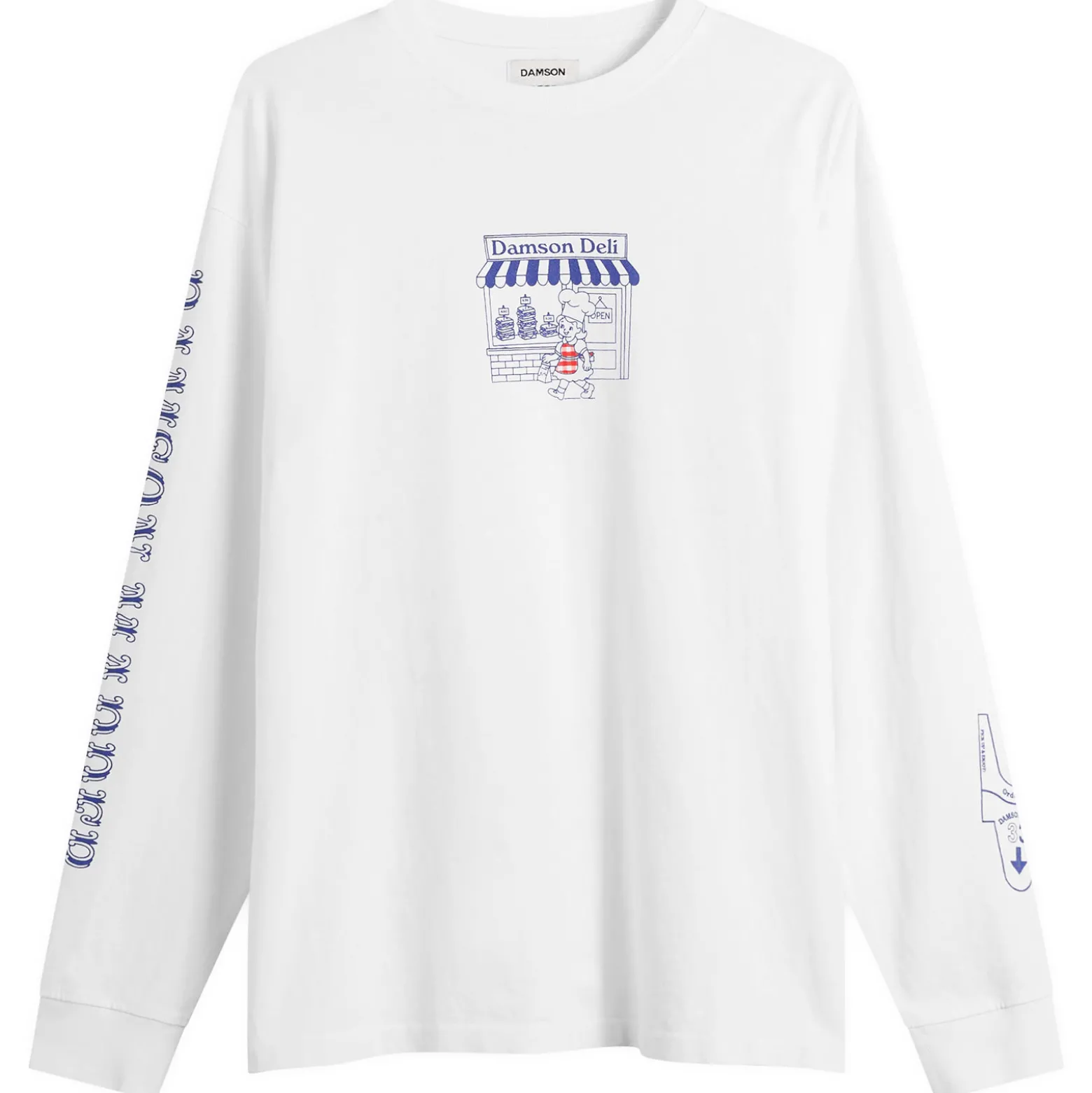 Damson Madder Damson Deli Long Sleeve T-Shirt