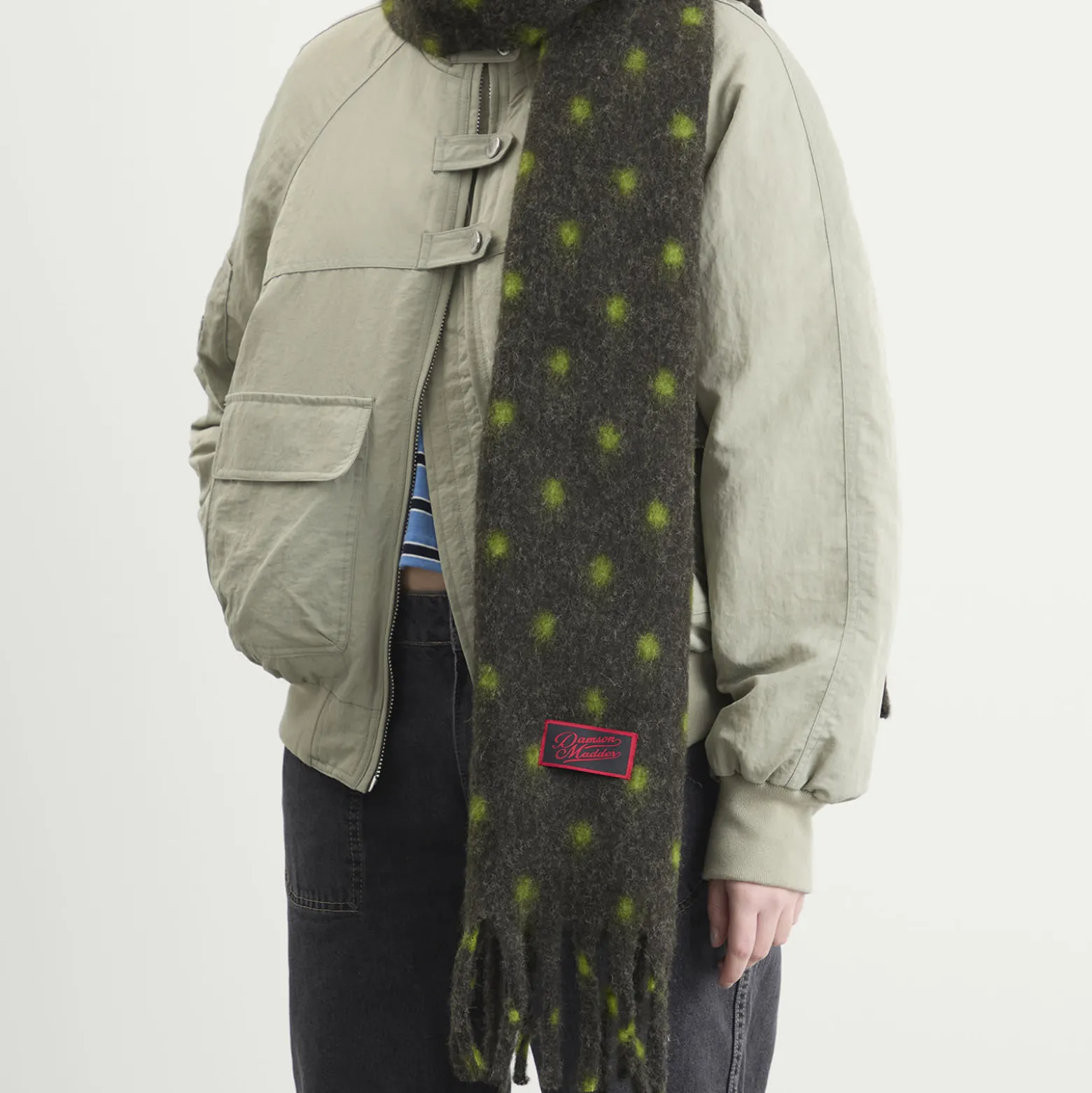 Damson Madder DM Fluffy Scarf
