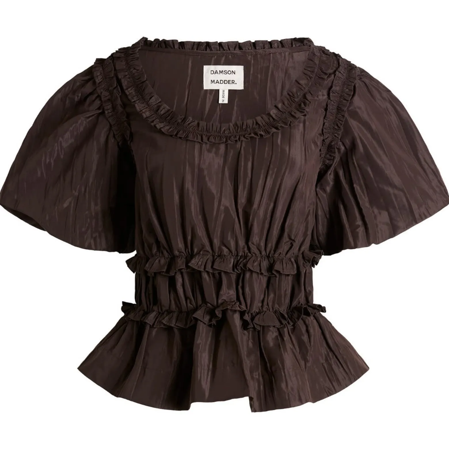 Damson Madder Everly Ruffle Blouse Presented By END.