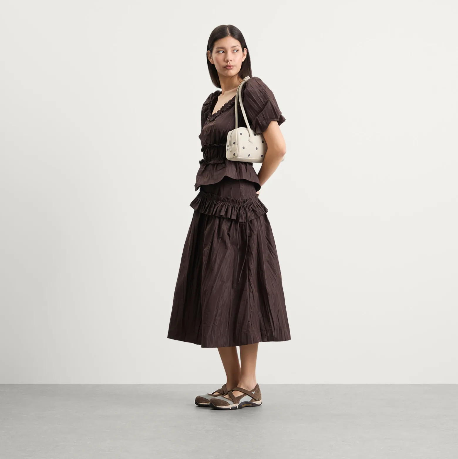 Damson Madder Everly Ruffle Blouse Presented By END.