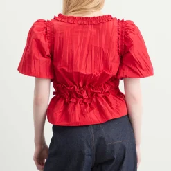Damson Madder Everly Ruffle Blouse