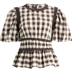 Damson Madder Everly Ruffle Blouse