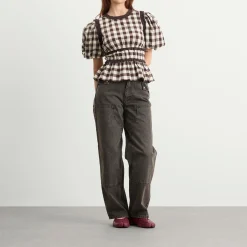 Damson Madder Everly Ruffle Blouse