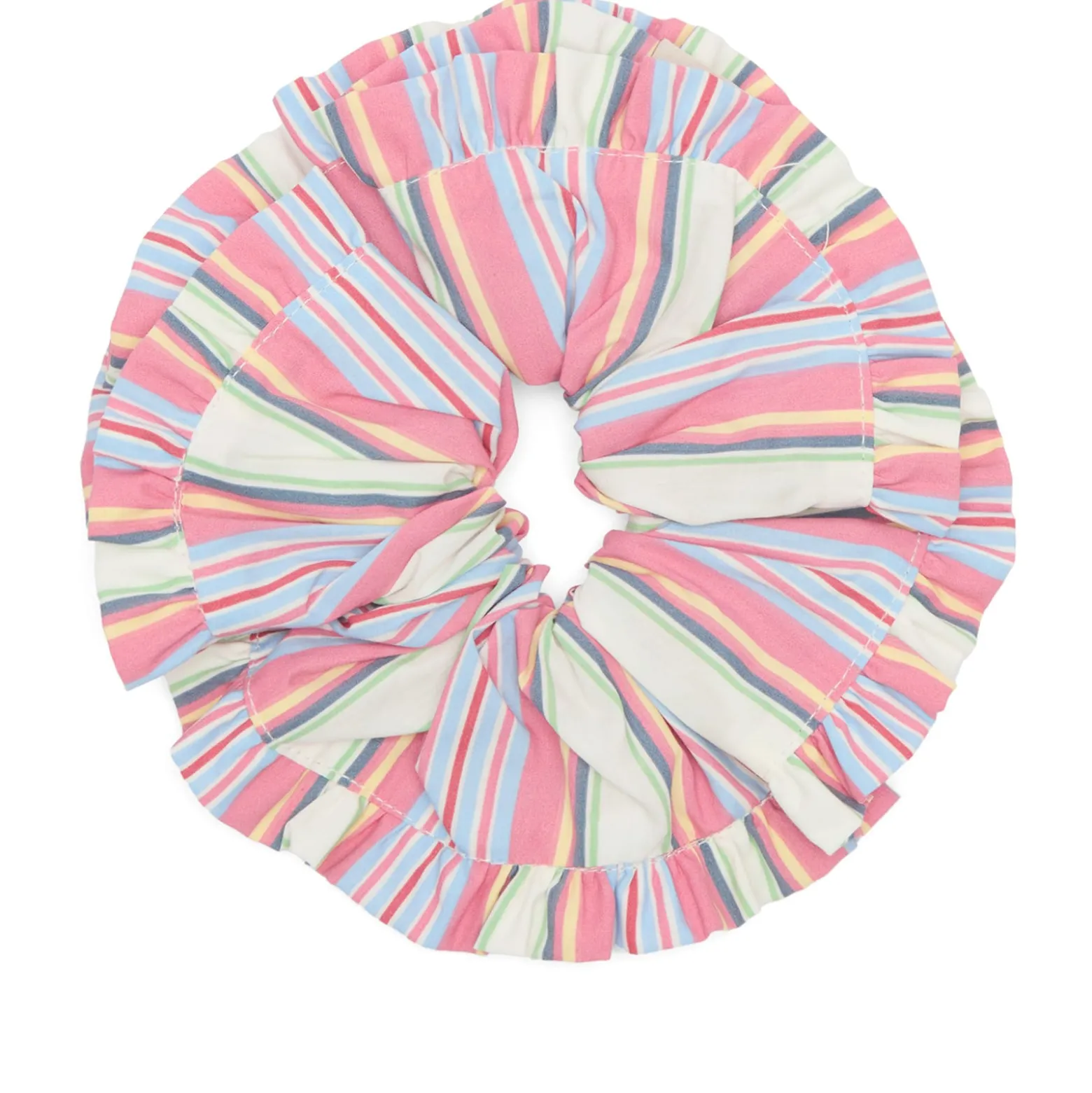 Damson Madder Frill Edge Scrunchie