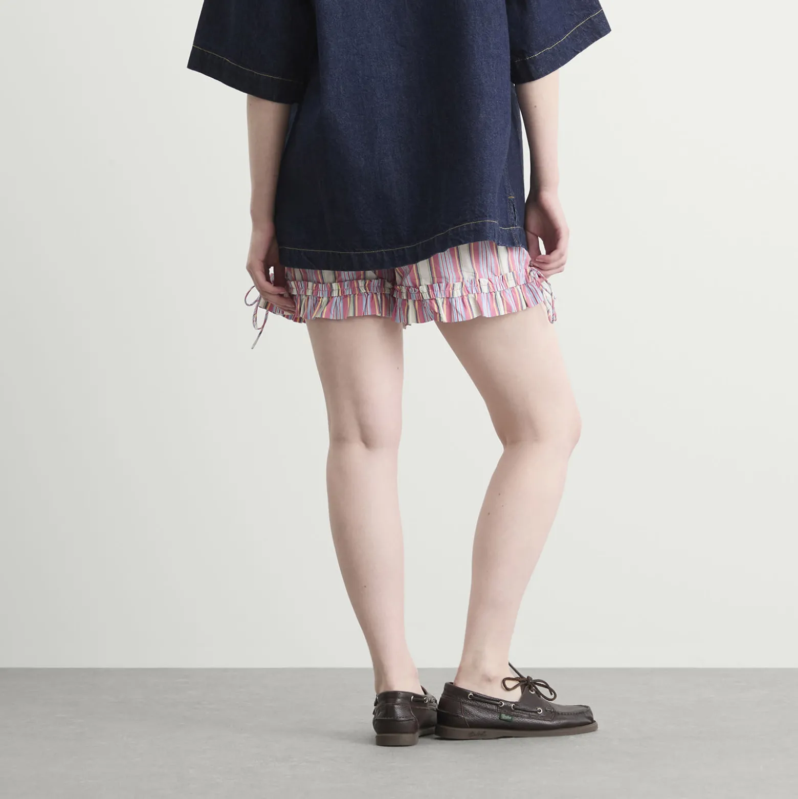 Damson Madder Mafalda Frilly Tie Bloomer
