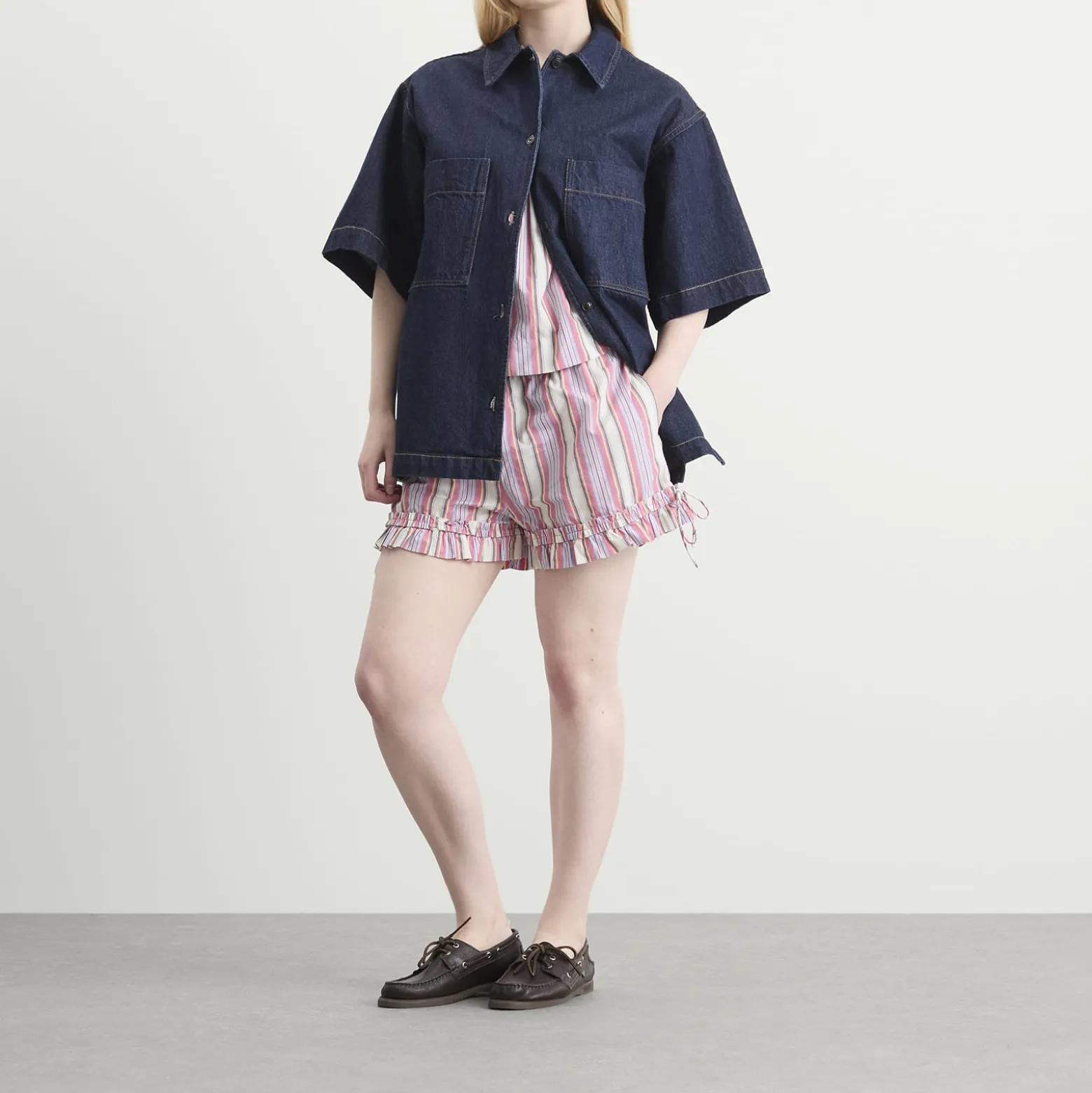Damson Madder Mafalda Frilly Tie Bloomer